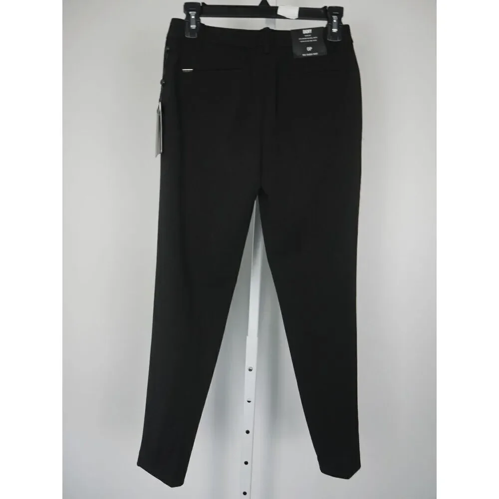 DKNY Women's Midi Rise Skinny Petite Essex Pants Black 0P - Picture 3 of 11